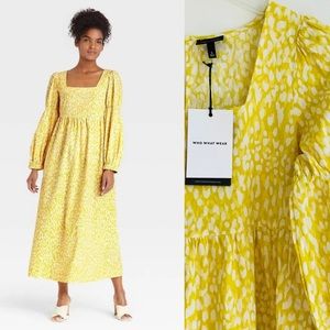 WHO WHAT WEAR | Square Neck Dress | OBO